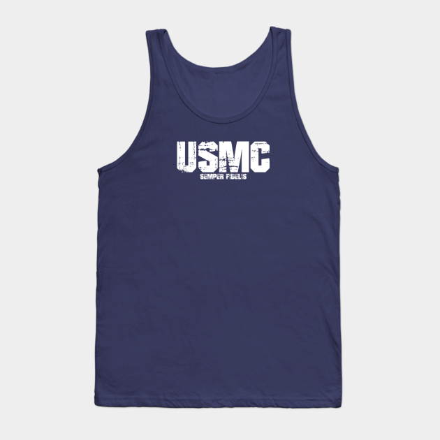 USMC Marine Tank Top TeePublic